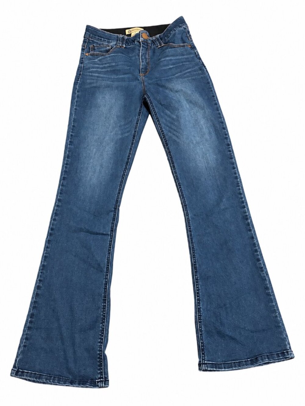 Democracy Ab Solution Jeans Womens 8 Blue Bootcut Flare Stretch